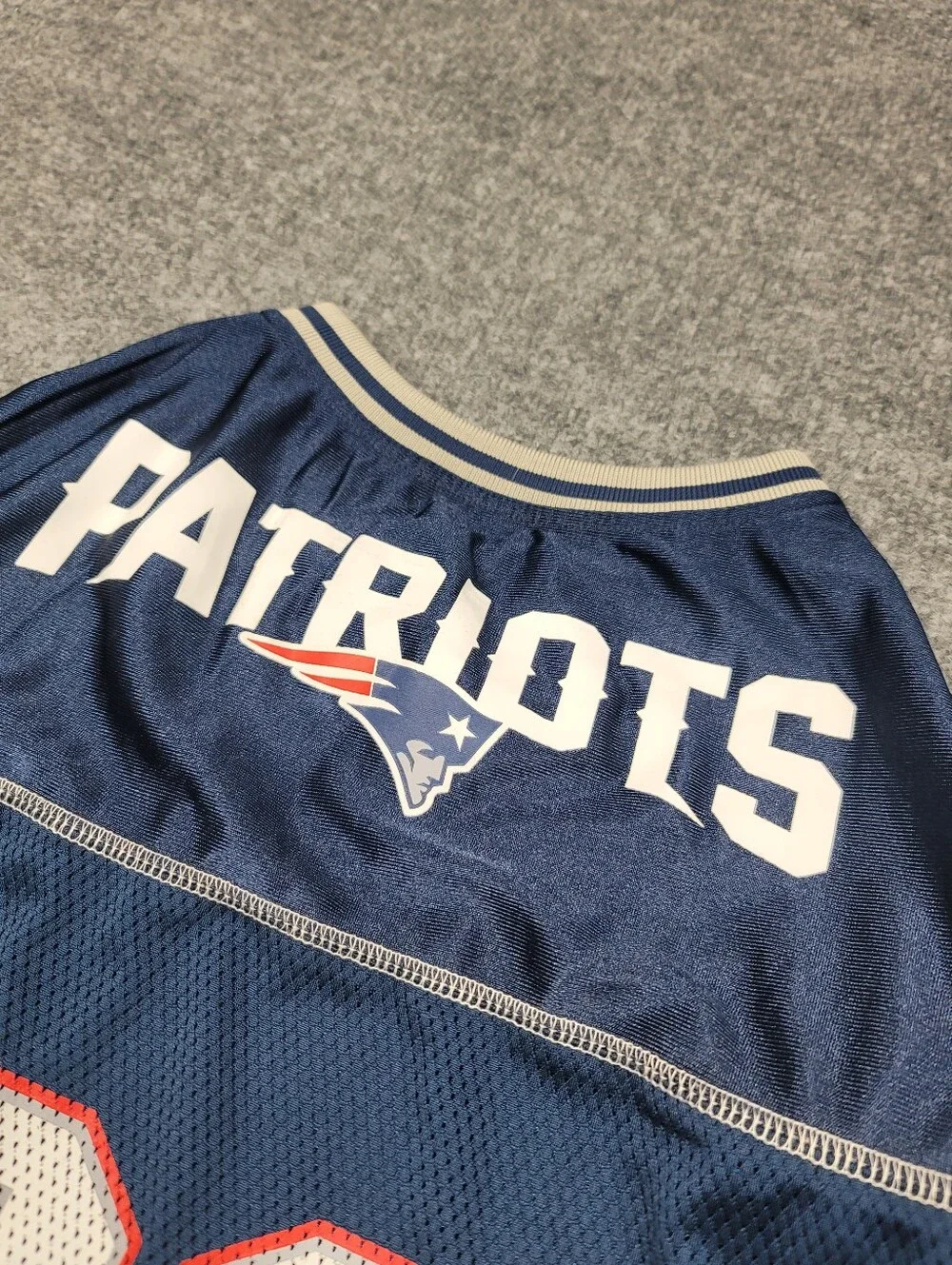NFL New England Patriots Dog Pet Premium Jersey Mesh Size XXL